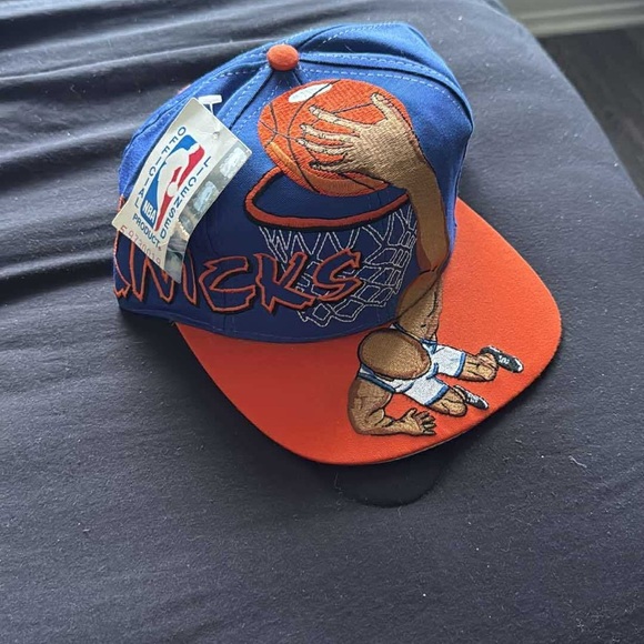 Blue and Orange Basketball Cap